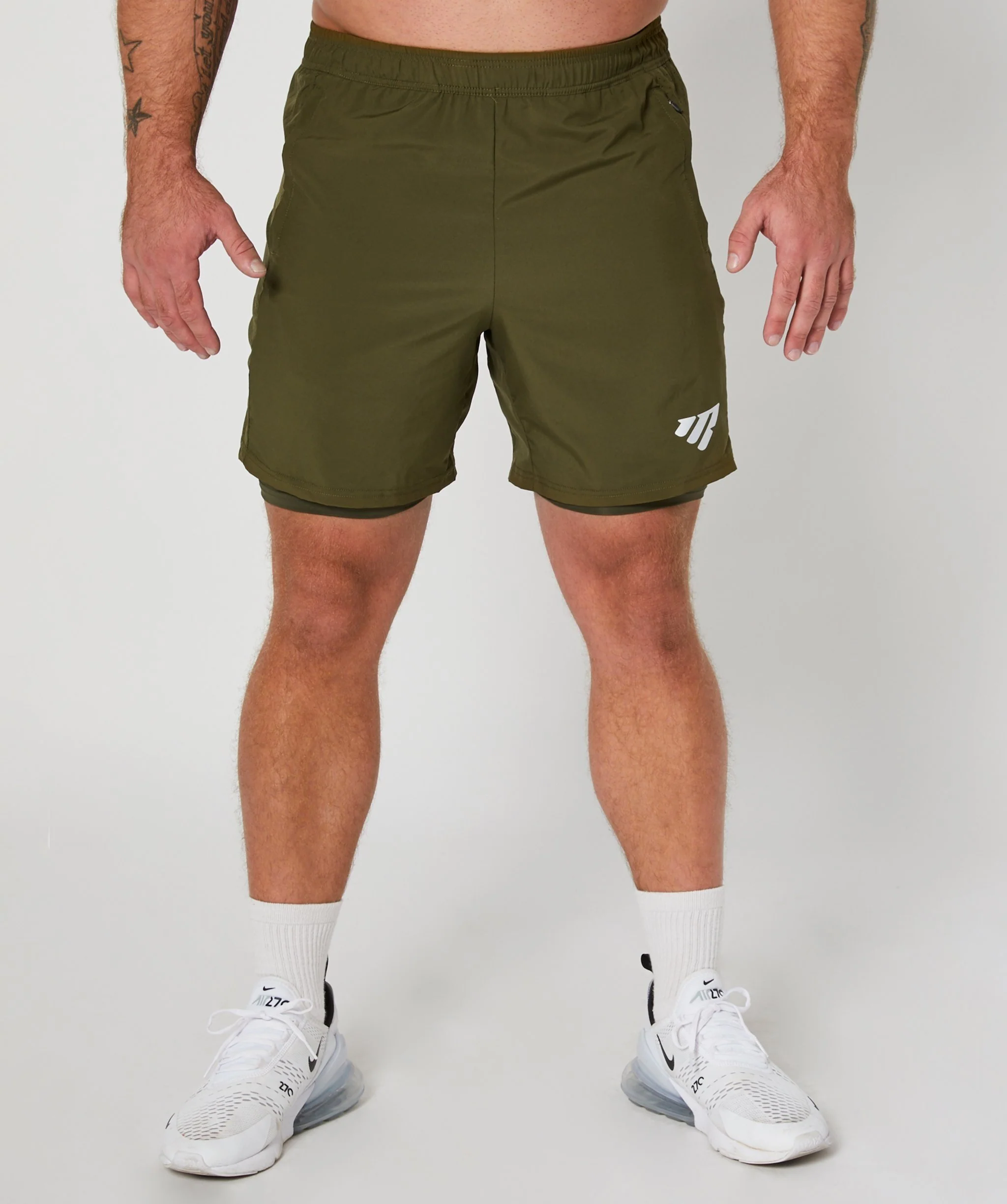 Active Shorts (Khaki) by OneMoreRep - Image 3