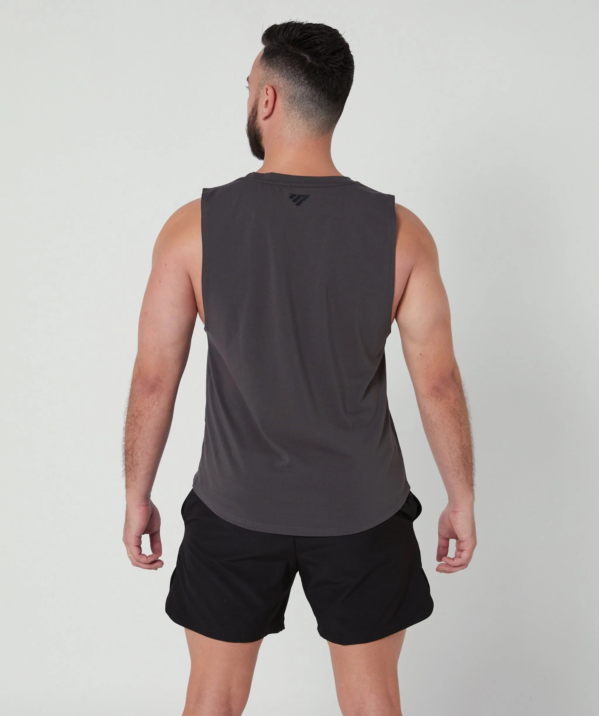 Apex Muscle Tee (Charcoal) by OneMoreRep - Image 3