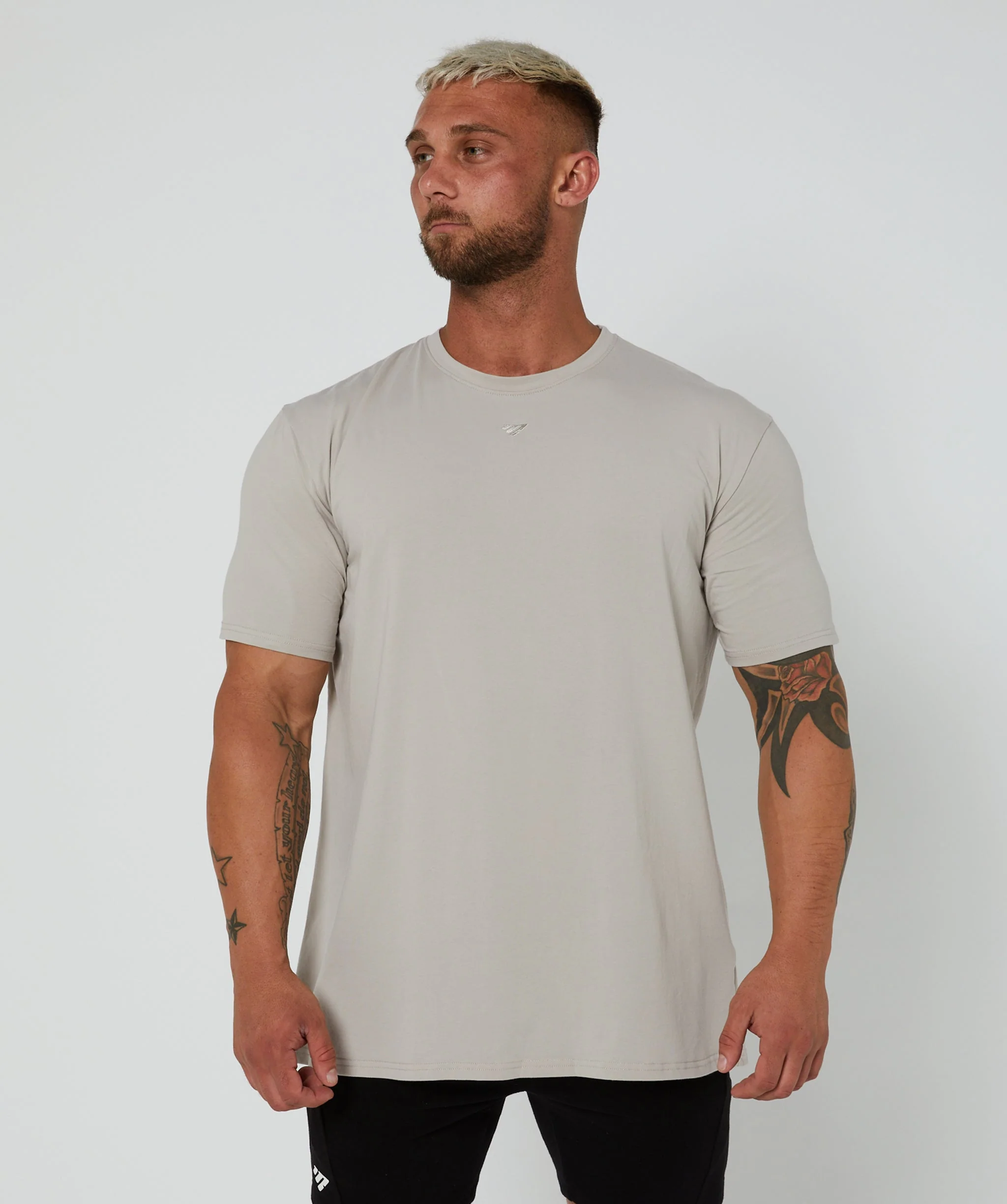 Brace Standard T-Shirt (Stone) by OneMoreRep - Image 3