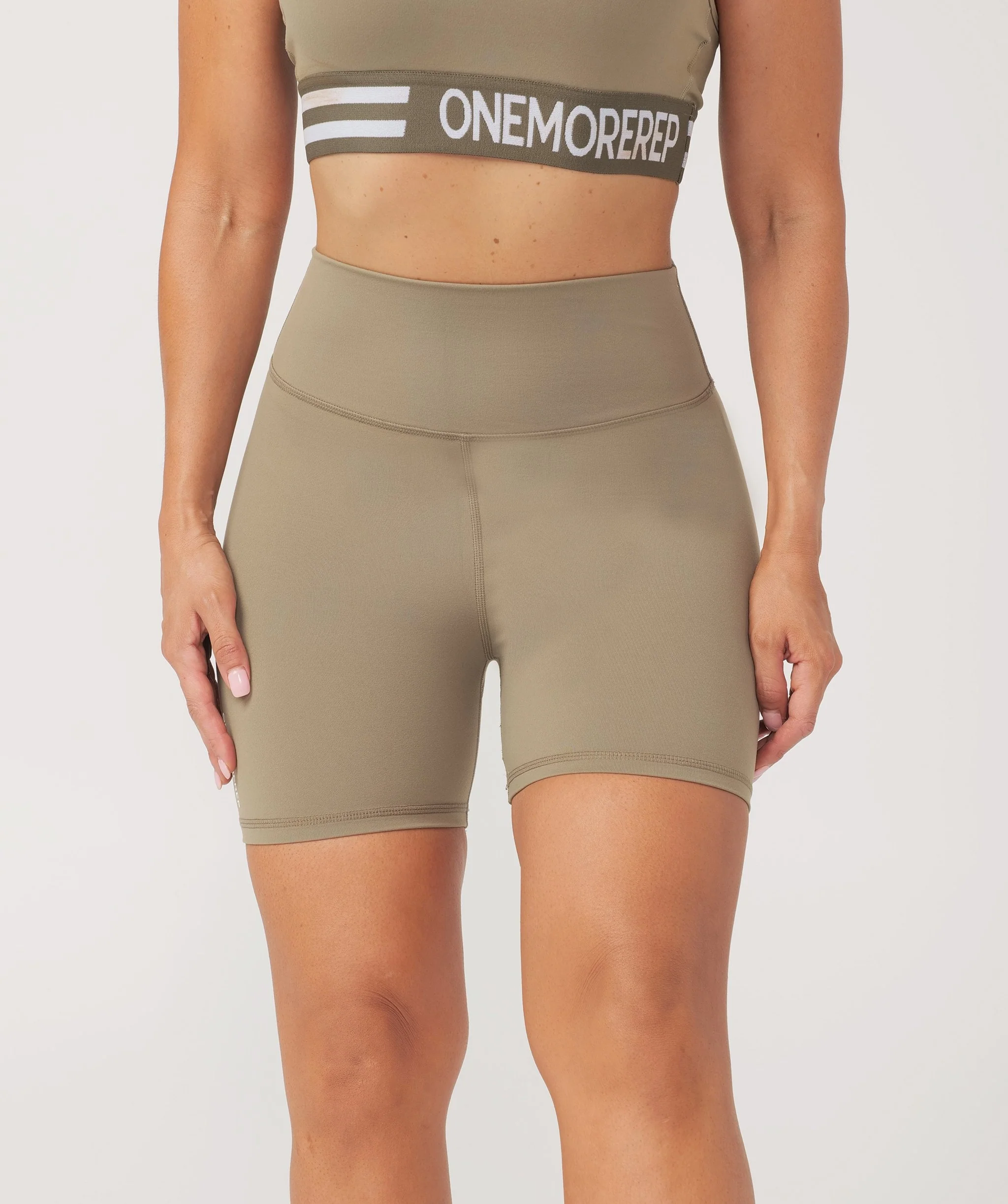 Core Booty Shorts (Khaki) by OneMoreRep - Image 8