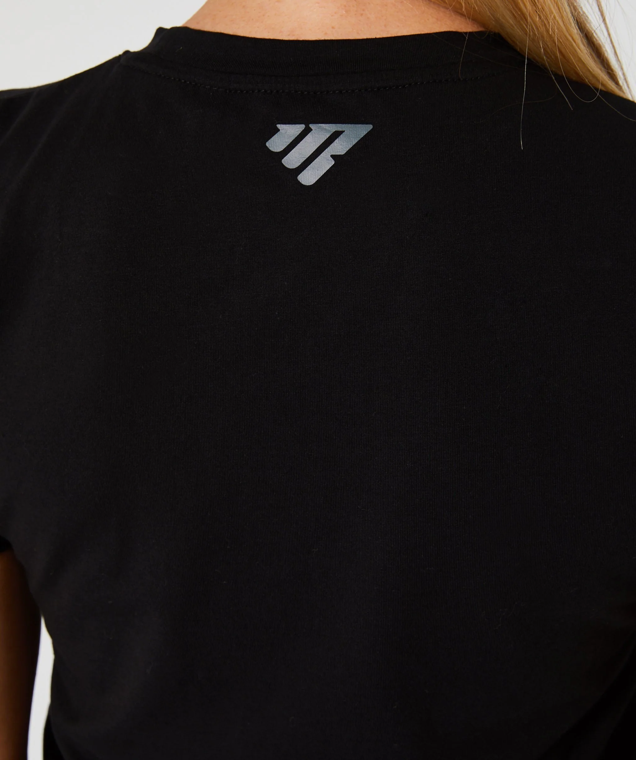 Core Crop Fitted Tee (Black) by OneMoreRep - Image 11