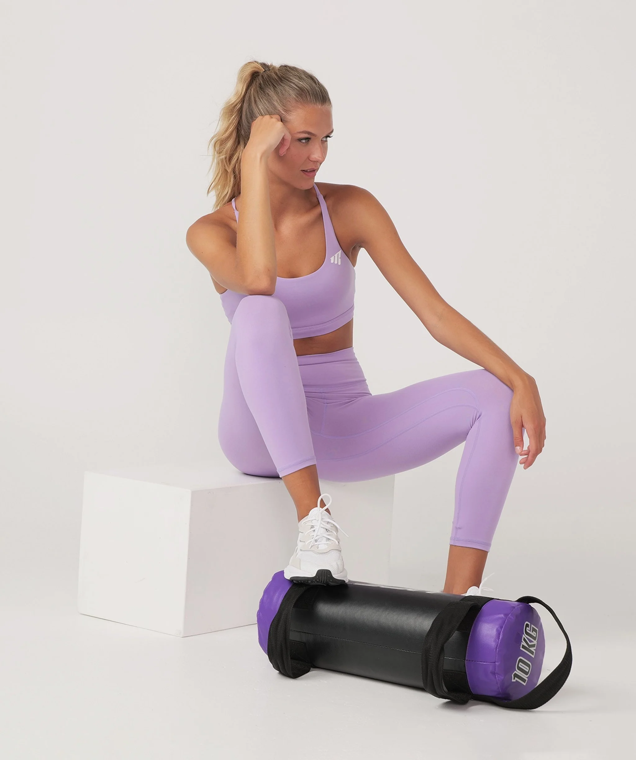 Core Strappy Sports Bra (Lilac) by OneMoreRep - Image 14