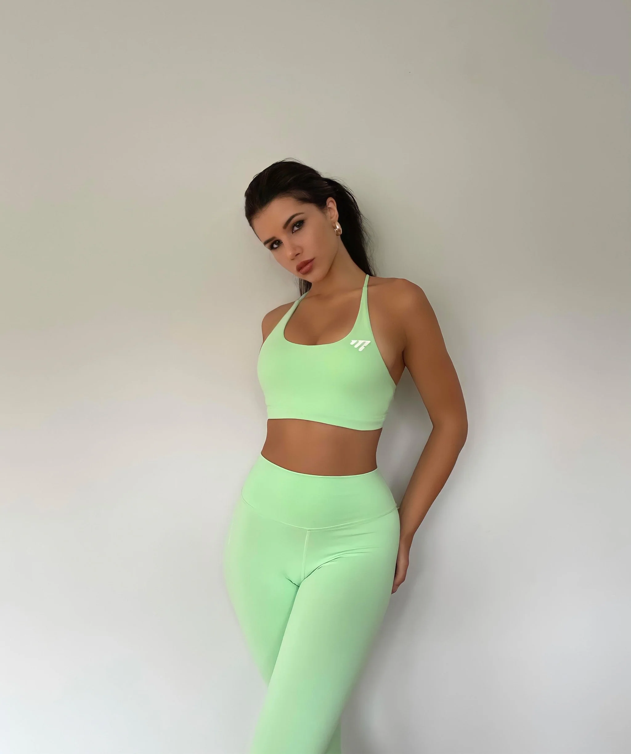 Core Strappy Sports Bra (Mint) by OneMoreRep - Image 28