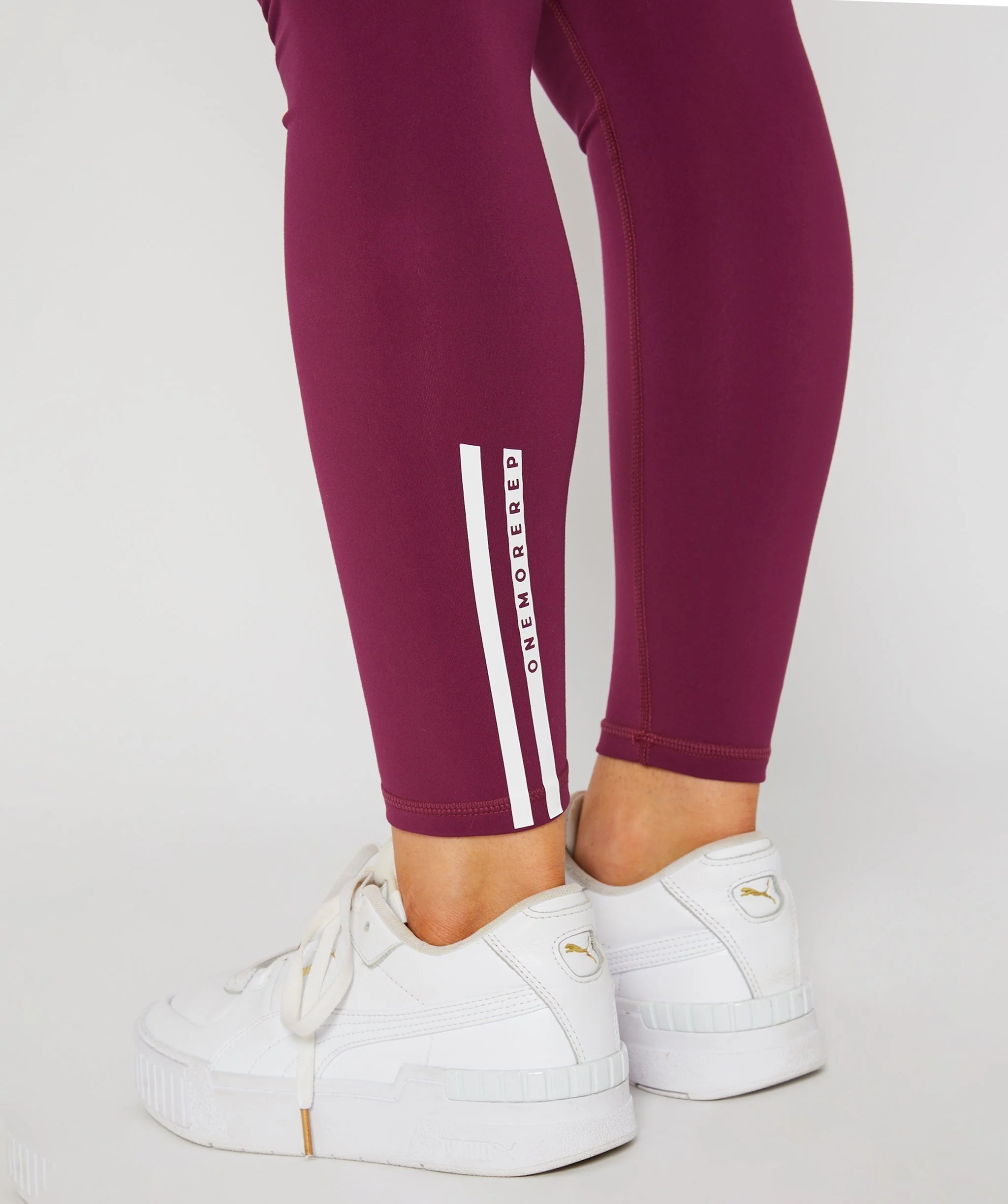 Hype Pocket Full Length Leggings (Berry) by OneMoreRep - Image 7