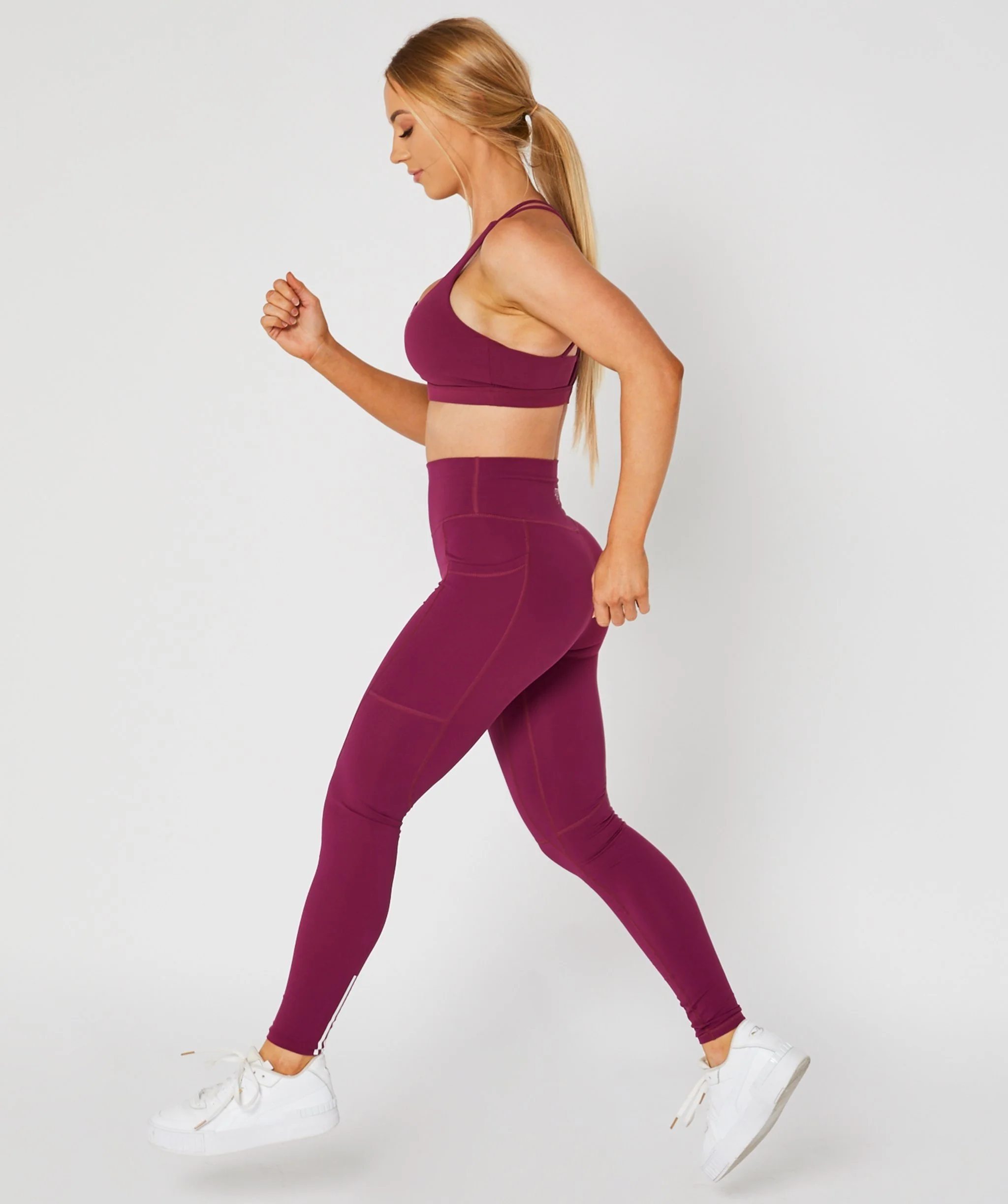 Hype Sports Bra (Berry) by OneMoreRep - Image 9