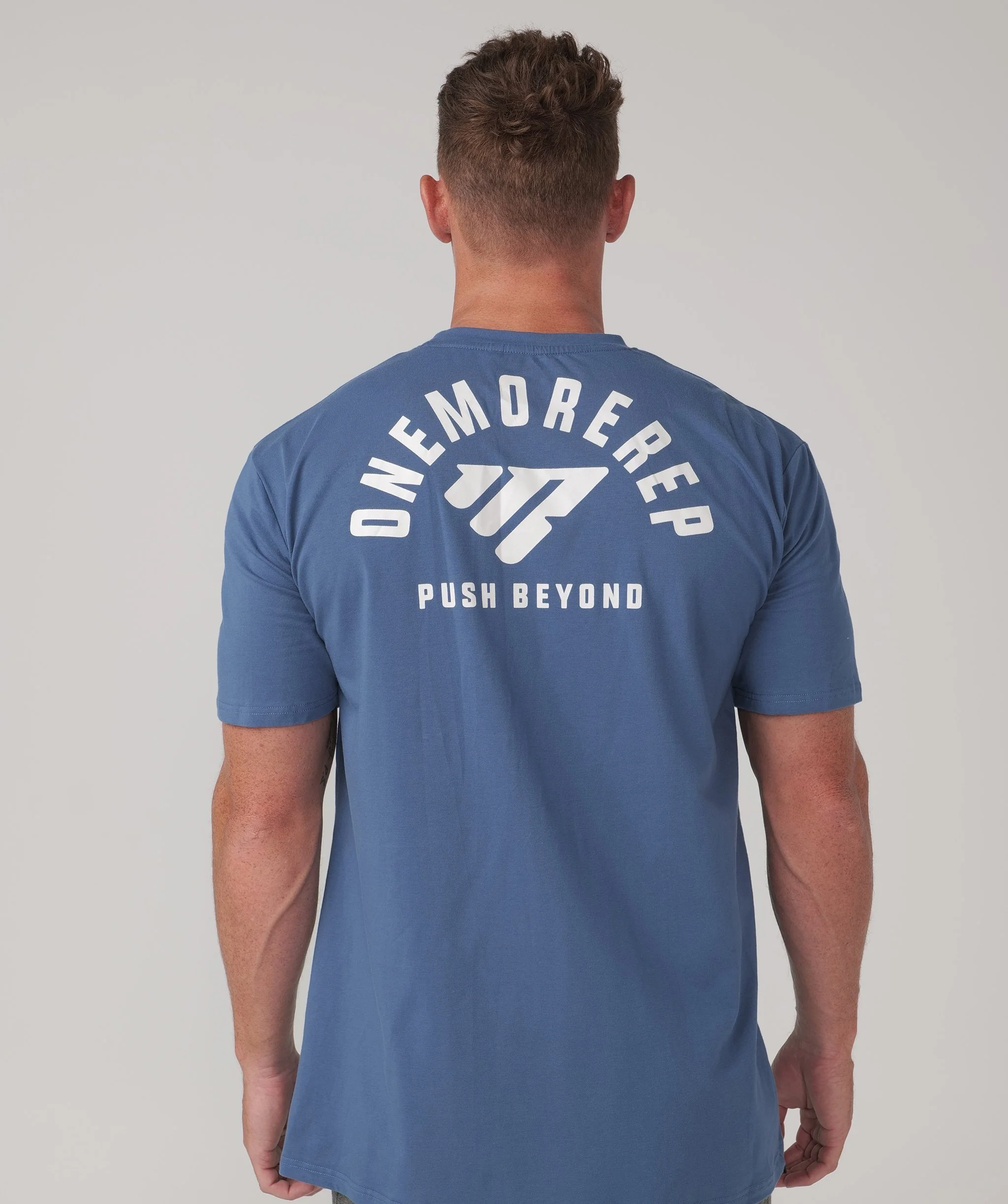 Iconic Balance Tee (Cobalt Blue) by OneMoreRep - Image 3
