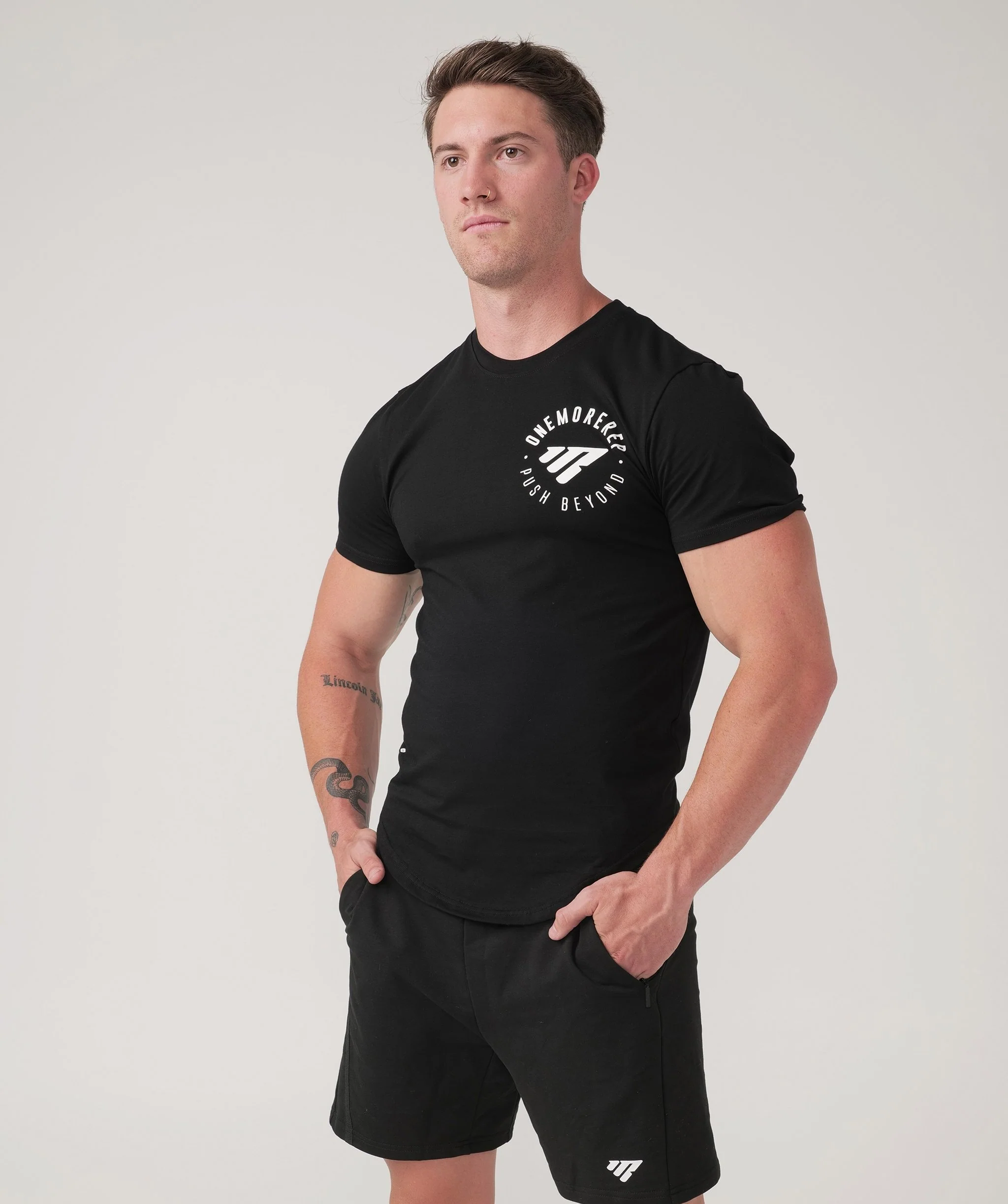 Iconic Max Tee (Black) by OneMoreRep - Image 5