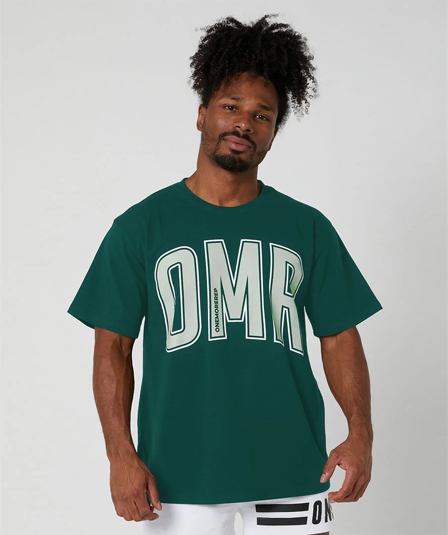 Oversized Pump Unisex Tee Forest by OneMoreRep - Image 5