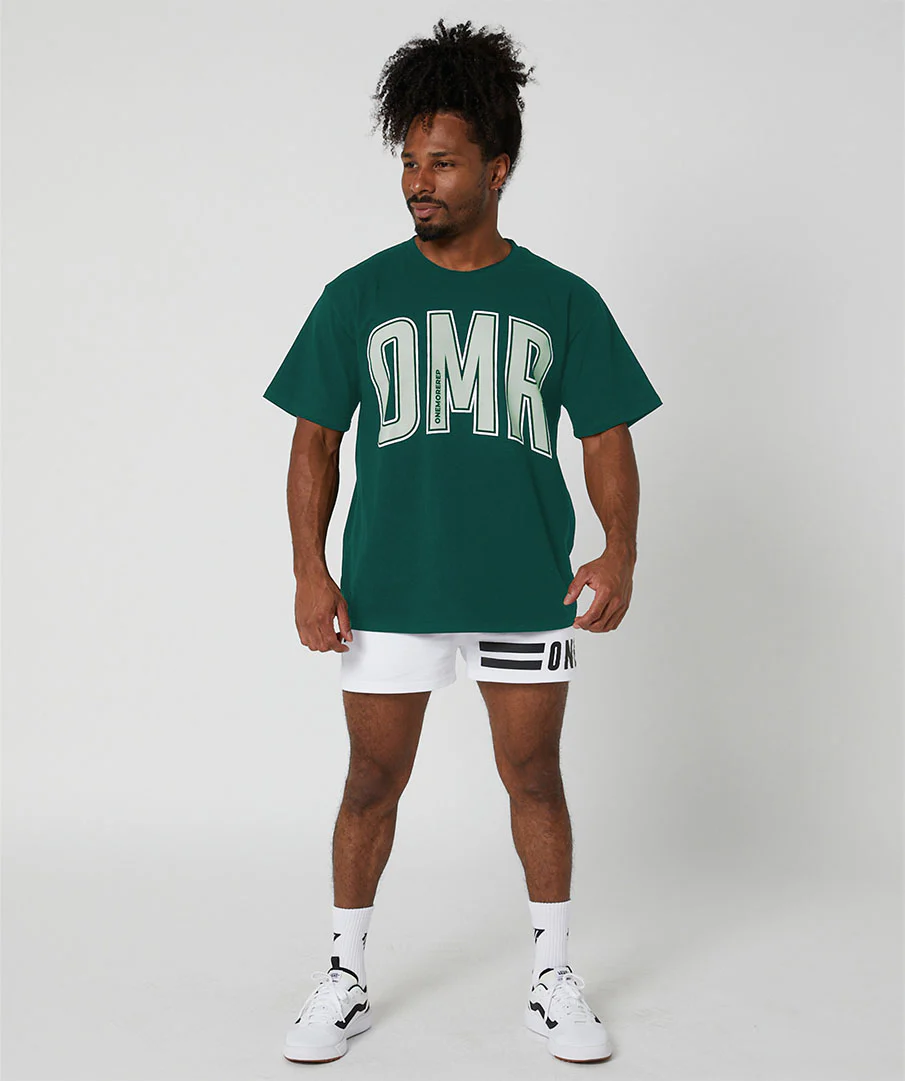 Oversized Pump Unisex Tee Forest by OneMoreRep - Image 6