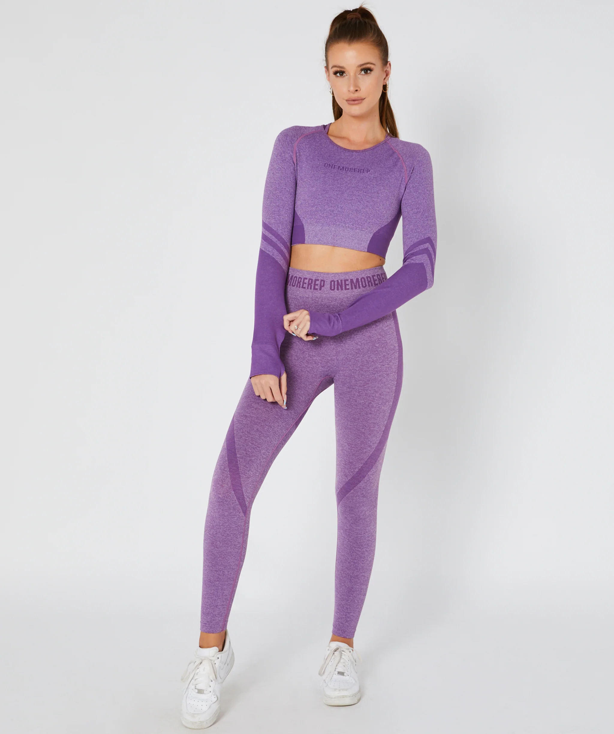 True Seamless Full Length Leggings (Purple) by OneMoreRep - Image 12