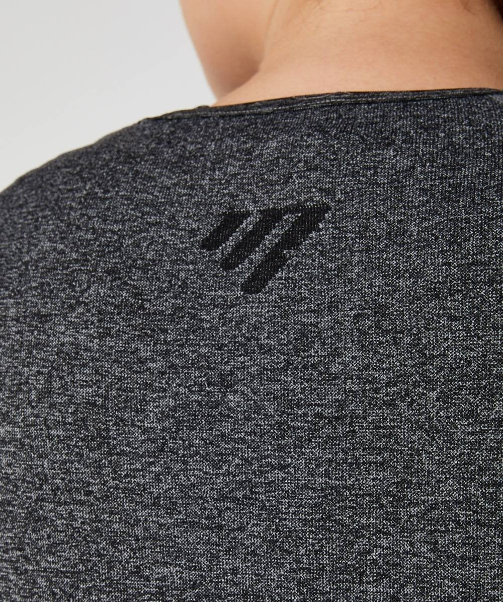 True Seamless Longsleeve Crop (Black) by OneMoreRep - Image 5